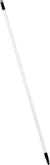 PRO-SOURCE - 60 x 1-1/4" Fiberglass Handle for Floor Squeegees & Push Brooms - Threaded Connection, White - Best Tool & Supply