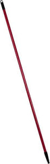 PRO-SOURCE - 60 x 1-1/4" Fiberglass Handle for Floor Squeegees & Push Brooms - Threaded Connection, Red - Best Tool & Supply