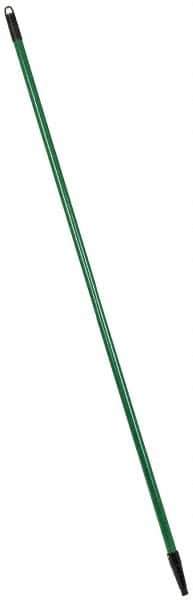 PRO-SOURCE - 60 x 1-1/4" Fiberglass Handle for Floor Squeegees & Push Brooms - Threaded Connection, Green - Best Tool & Supply