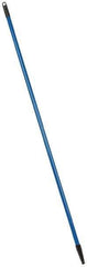 PRO-SOURCE - 60 x 1-1/4" Fiberglass Handle for Floor Squeegees & Push Brooms - Threaded Connection, Blue - Best Tool & Supply