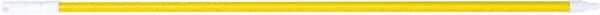 PRO-SOURCE - 60 x 1-1/4" Fiberglass Handle for Floor Squeegees & Push Brooms - Threaded Connection, Yellow - Best Tool & Supply