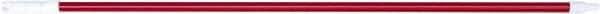 PRO-SOURCE - 60 x 1-1/4" Fiberglass Handle for Floor Squeegees & Push Brooms - Threaded Connection, Red - Best Tool & Supply