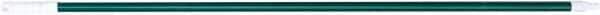 PRO-SOURCE - 60 x 1-1/4" Fiberglass Handle for Floor Squeegees & Push Brooms - Threaded Connection, Green - Best Tool & Supply