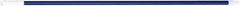 PRO-SOURCE - 60 x 1-1/4" Fiberglass Handle for Floor Squeegees & Push Brooms - Threaded Connection, Blue - Best Tool & Supply