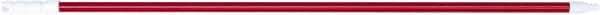 PRO-SOURCE - 54 x 1-1/4" Fiberglass Handle for Floor Squeegees & Push Brooms - Threaded Connection, Red - Best Tool & Supply