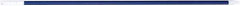 PRO-SOURCE - 54 x 1-1/4" Fiberglass Handle for Floor Squeegees & Push Brooms - Threaded Connection, Blue - Best Tool & Supply