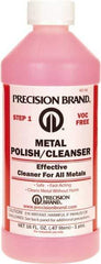 Precision Brand - 1 Pint Bottle Metal Polish and Cleanser - 1 Pint Metal Polish and Cleanser - Best Tool & Supply