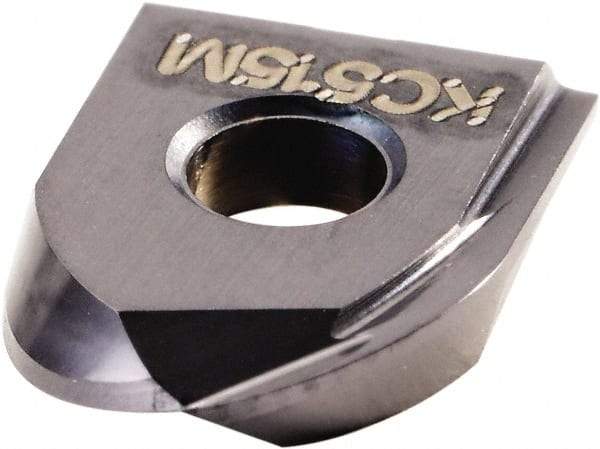 Kennametal - KDMB0250M0 Grade KC515M Carbide Milling Insert - TiAlN Finish, 0.063" Thick, 3.18mm Corner Radius - Best Tool & Supply