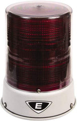 Edwards Signaling - 120 VAC, 4X NEMA Rated, LED, Magenta, Flashing, Steady Light - 65 Flashes per min, 3/4 Inch Pipe, 8-1/4 Inch Diameter, 7-3/4 Inch High, IP66 Ingress Rating, Pipe Mount - Best Tool & Supply