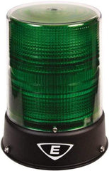 Edwards Signaling - 24 VAC/VDC, 4X NEMA Rated, LED, Green, Flashing, Steady Light - 65 Flashes per min, 3/4 Inch Pipe, 6-1/2 Inch Diameter, 8 Inch High, IP66 Ingress Rating, Pipe Mount - Best Tool & Supply