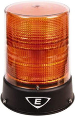 Edwards Signaling - 24 VAC/VDC, 4X NEMA Rated, LED, Amber, Flashing, Steady Light - 65 Flashes per min, 3/4 Inch Pipe, 6-1/2 Inch Diameter, 8 Inch High, IP66 Ingress Rating, Pipe Mount - Best Tool & Supply