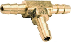 ANDERSON METALS - Hose Barb x Hose Barb x Hose Barb Tee - 1/4" ID Hose, Lead Free Brass - Best Tool & Supply