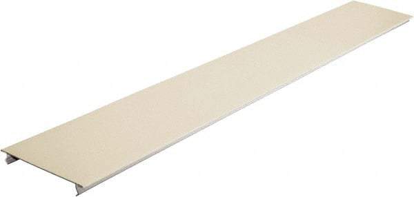 Hubbell Wiring Device-Kellems - 31-1/2 Inch Long x 4-3/4 Inch Wide x 1/4 Inch High, Rectangular Raceway Cover - Ivory, For Use with HBL4750 Series Raceways - Best Tool & Supply