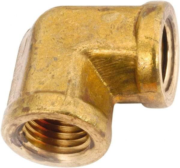 ANDERSON METALS - Class NSF, 1/2" Internal Pipe, Lead Free Brass 90° Elbow - NPT - Best Tool & Supply