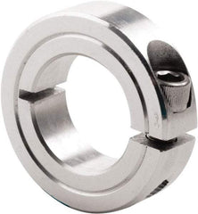 Climax Metal Products - 15/16" Bore, Steel, One Piece Clamp Collar - 1-3/4" Outside Diam, 1/2" Wide - Best Tool & Supply