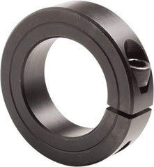 Climax Metal Products - 3-1/2" Bore, Steel, One Piece Clamp Collar - 4-3/4" Outside Diam, 7/8" Wide - Best Tool & Supply