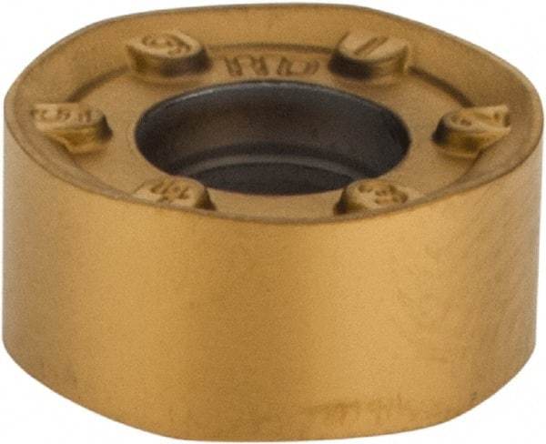 Kennametal - RNGJ1204M0 HD Grade KC725M Carbide Milling Insert - TiN/TiCN/TiN Finish, 0.187" Thick, 12mm Inscribed Circle - Best Tool & Supply