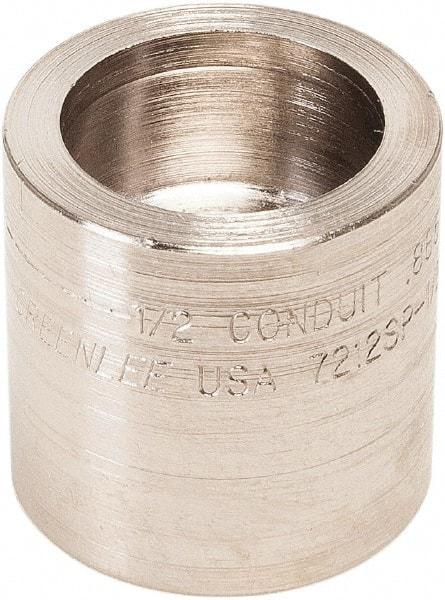 Greenlee - 1/2" Conduit Round Die - 0.885" Hole Diam - Best Tool & Supply