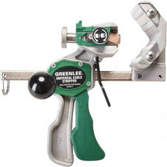 Greenlee - 1/2" to 3" Capacity Cable Wire Stripper - 1/2" Min Wire Gage - Best Tool & Supply