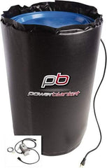 Powerblanket - 12" Wide, 30 Gallon Wrap-Around Drum Heater - 120 Volt, 6 Amps, 0°F to 145°F Thermostat Rating - Best Tool & Supply