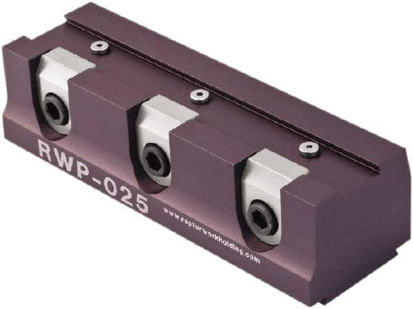 Raptor Workholding - 3/4" Jaw Width, 1-1/2" High x 6" Long x 2" Wide Dovetail Vise - For Use with 4 & 5 Axis Workholding Systems - Best Tool & Supply