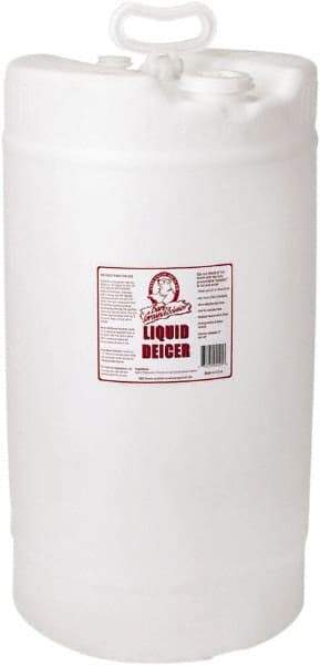 Bare Ground Solutions - 15 Gal Pail Magnesium Chloride Liquid - Effective to -20°F - Best Tool & Supply