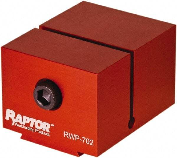 Raptor Workholding - 1-1/2" Jaw Width, 1.82" High x 2.35" Long x 2.95" Wide Dovetail Vise - For Use with 4 & 5 Axis Workholding Systems - Best Tool & Supply