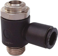 Legris - Speed & Flow Control Valves   Valve Type: Compact Meter Out Flow Control    Male Thread Size: M5x0.8 - Best Tool & Supply