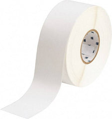 Brady - 2-1/4" Wide x 1,200" Long, White Polyester Label Tape - For BradyJet J5000 - Best Tool & Supply