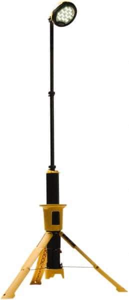 Pelican Products, Inc. - 14.4 Volt, Cordless, LED Portable Floor Work Light - 1 Head, 5,300 Lumens, Polypropylene, 39.9" High - Best Tool & Supply