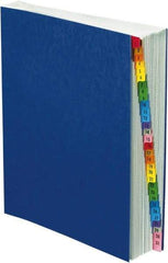 Pendaflex - 8-1/2 x 11", Letter Size, Dark Blue, Indexed Sorters - Best Tool & Supply