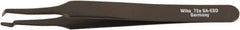 Wiha - 4-23/32" OAL SS-SA ESD Safe Tweezers - Wafer Tip - Best Tool & Supply