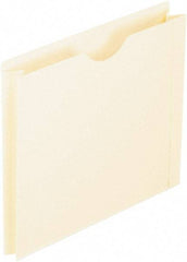 Pendaflex - 8-1/2 x 11", Letter Size, Manila, Expansion Folders - 11 Point Stock, Straight Tab Cut Location - Best Tool & Supply