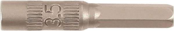 Wiha - 5.5mm Drive, Nut Setter Screwdriver Bit - 4mm OAL - Best Tool & Supply