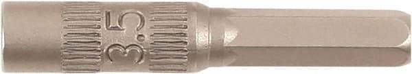 Wiha - 4mm Drive, Nut Setter Screwdriver Bit - 4mm OAL - Best Tool & Supply