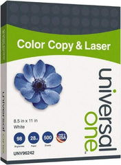 Universal One - 8-1/2" x 11" White Copy Paper - Use with Laser Printers, Copiers - Best Tool & Supply