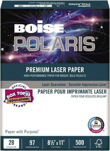 Boise - 8-1/2" x 11" White Copy Paper - Use with Copiers, Laser Printers - Best Tool & Supply