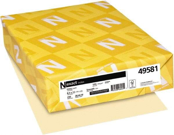 Neenah Paper - 8-1/2" x 11" Ivory Copy Paper - Use with Laser Printers, Copiers, Inkjet Printers - Best Tool & Supply