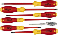 Wiha - 7 Piece Phillips, Slotted & Square Screwdriver Set - Comes in Box - Best Tool & Supply