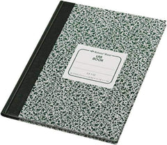 National Brand - 96 Sheet, 7-7/8 x 10-1/8", Quadrille Lab Notebook - Green - Best Tool & Supply