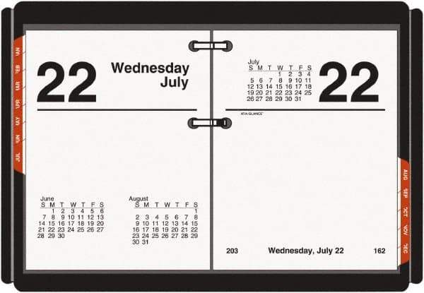 AT-A-GLANCE - 183 Sheet, 3 x 3-3/4", Desk Calendar Refill - White - Best Tool & Supply