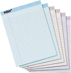 TOPS - 50 Sheet, 8-1/2 x 11-3/4", Legal Pad - Assorted Pastels - Best Tool & Supply