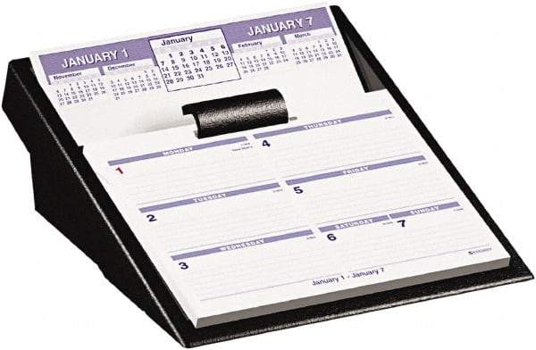 AT-A-GLANCE - 52 Sheet, 5-5/8 x 7", Desk Calendar Refill - White - Best Tool & Supply