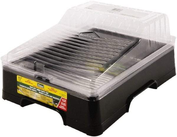 Richard - 9-1/2" Roller Compatible Paint Tray - 1 Gal Capacity, 9-1/2" Wide, Plastic - Best Tool & Supply