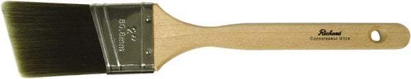 Richard - 2" Angled Polyester Angular Brush - 2-1/2" Bristle Length, 7-1/4" Wood Sash Handle - Best Tool & Supply