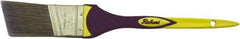 Richard - 1-1/2" Angled Polyester Angular Brush - 2-1/4" Bristle Length, 7-3/8" Rubber Sash Handle - Best Tool & Supply