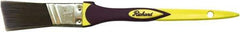 Richard - 1" Angled Polyester Angular Brush - 2" Bristle Length, 6-3/4" Rubber Sash Handle - Best Tool & Supply