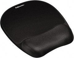 FELLOWES - Black Mouse Pad/Wrist Rest - Use with Computer, Laptop - Best Tool & Supply