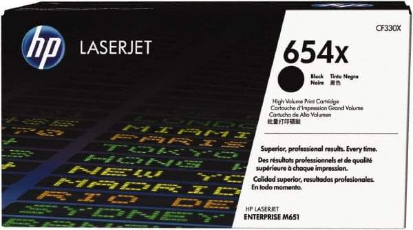 Hewlett-Packard - Black Toner Cartridge - Use with HP Color LaserJet Enterprise M651 - Best Tool & Supply