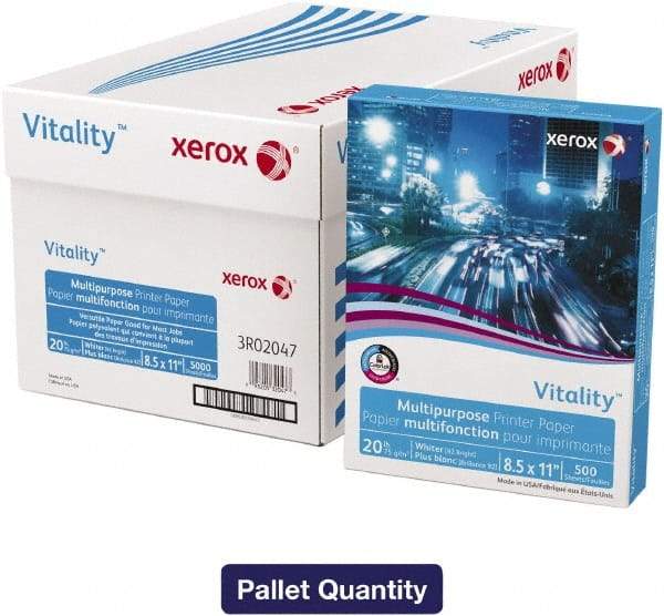 Xerox - 8-1/2" x 11" White Copy Paper - Use with Copiers, Typewriters, Printers, Fax Machines - Best Tool & Supply